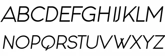 Chocolada Bold Italic Caratteri MAIUSCOLE