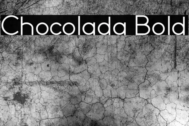 Chocolada Bold Font examples