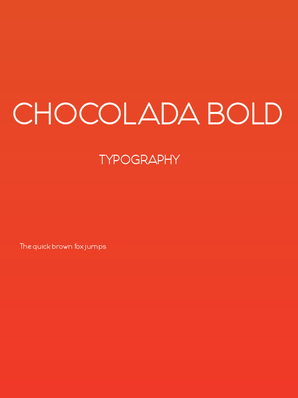 Chocolada Bold Poster