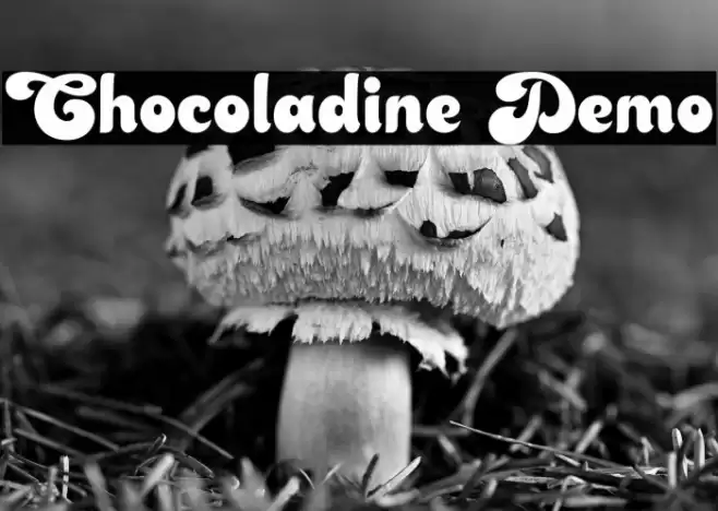 Chocoladine Demo Font examples