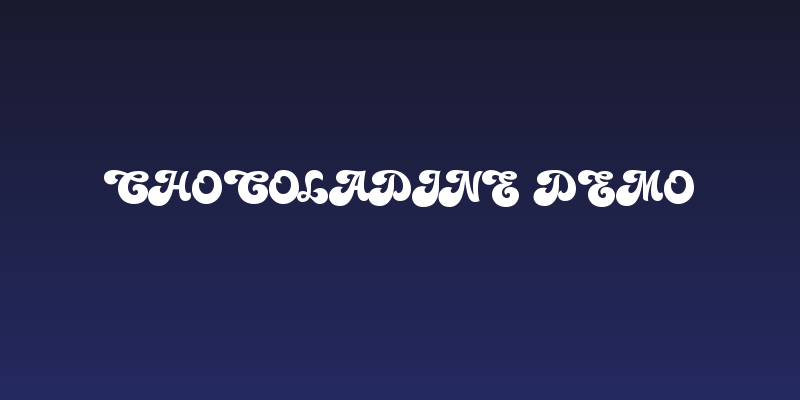 Chocoladine Demo Social Header