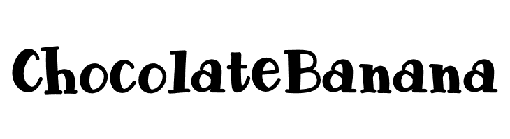 Chocolate Banana  font caratteri gratis
