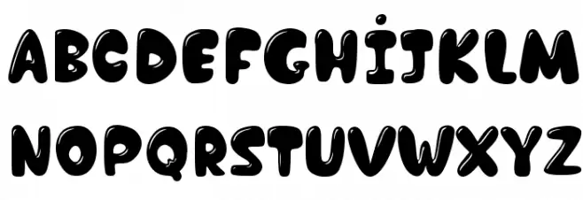 Chocolate Bar Demo Schriftart Kleinbuchstaben