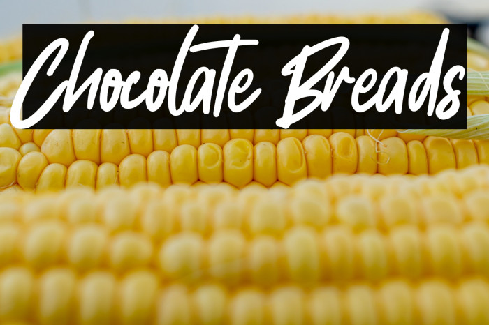 Chocolate Breads Example 1