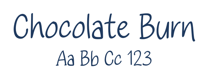 Chocolate Burn Font Preview