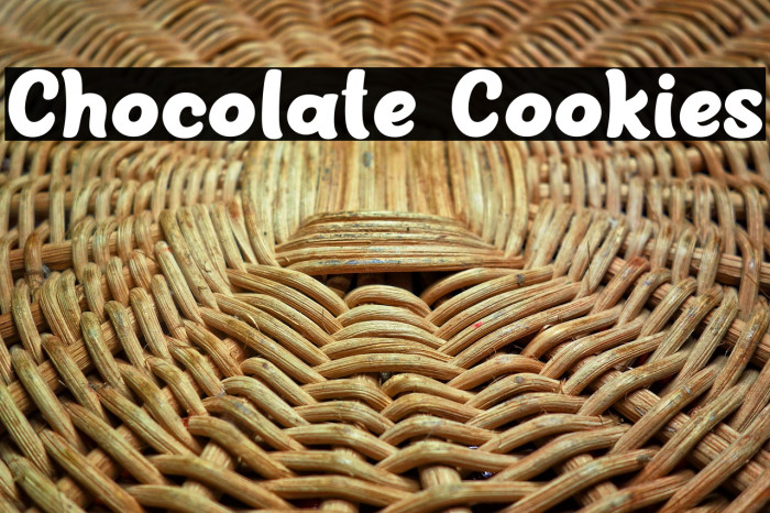 Chocolate Cookies Example 2