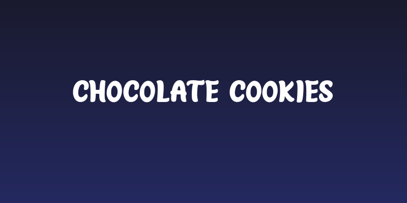 Chocolate Cookies Social Header