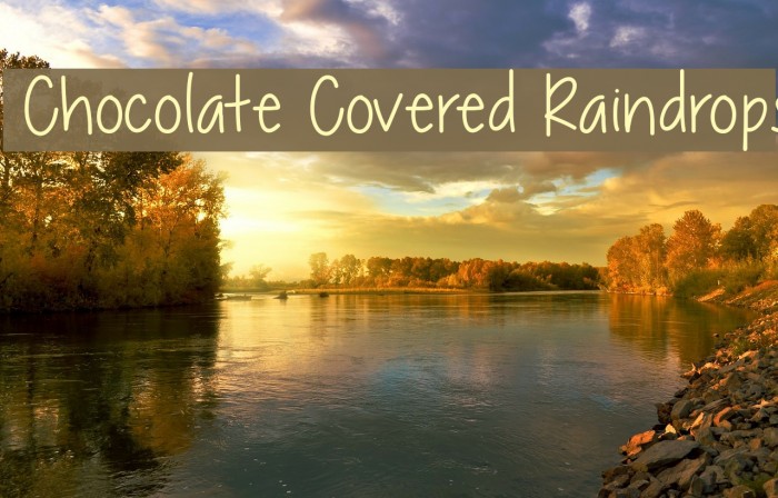 Chocolate Covered Raindrops Example 3