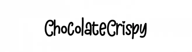 Chocolate Crispy  Frei Schriftart Herunterladen