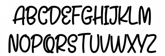 Chocolate Crispy Font Litere mari