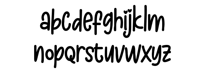 Chocolate Crispy Font LOWERCASE