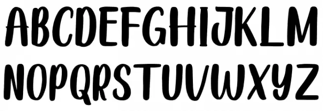 Chocolate DRINK DEMO Font Litere mari