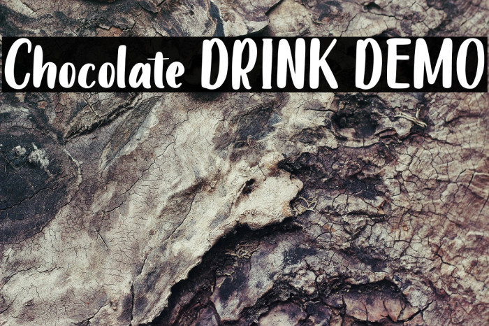 Chocolate DRINK DEMO Example 1