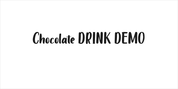 Chocolate DRINK DEMO Logo
