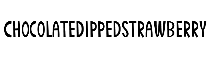 Chocolate Dipped Strawberry  font caratteri gratis
