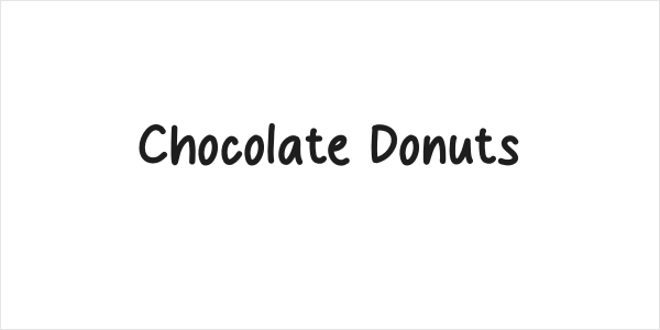 Chocolate Donuts Logo