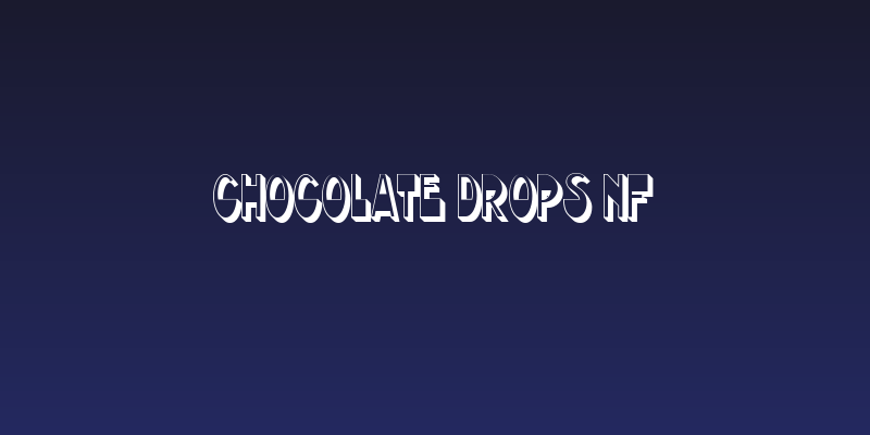 Chocolate Drops NF Social Header