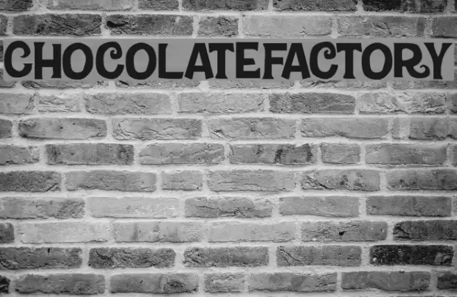 Chocolate-Factory Шрифта examples