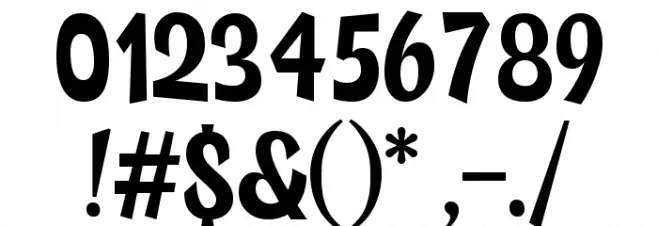 Chocolate Grande Font OTHER CHARS