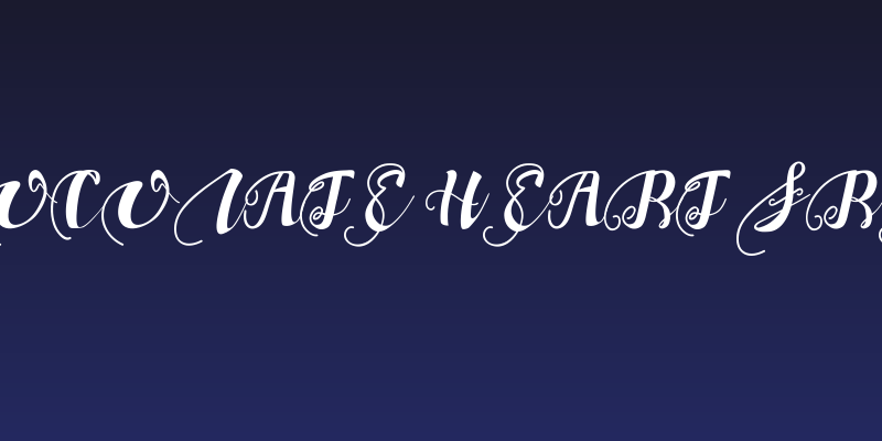 Chocolate Heart Free Social Header