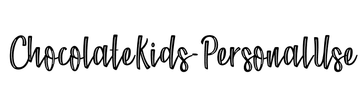 Chocolate Kids - Personal Use  les polices de caractères gratuit tlcharger