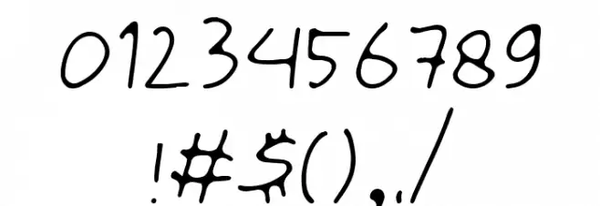 Chocolate Matte Regular Fonte OUTROS PERSONAGENS