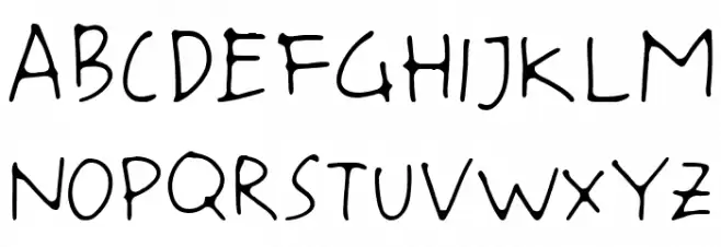 Chocolate Matte Regular Schriftart Groß