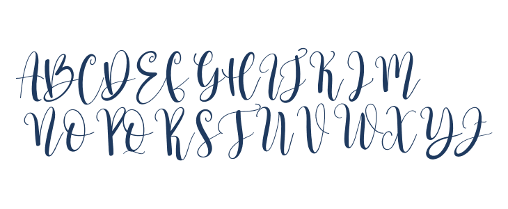 Chocolate Signature Uppercase