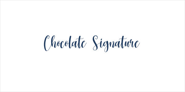 Chocolate Signature Logo