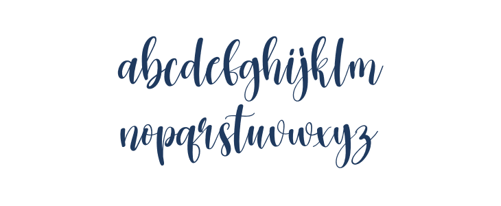 Chocolate Signature Lowercase