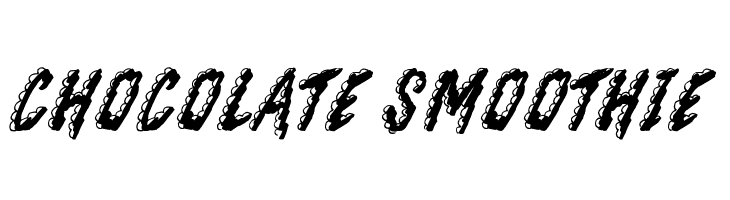 Chocolate Smoothie Font