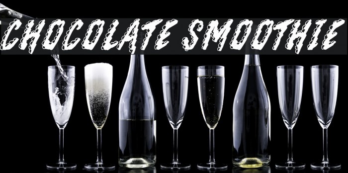 Chocolate Smoothie Font examples