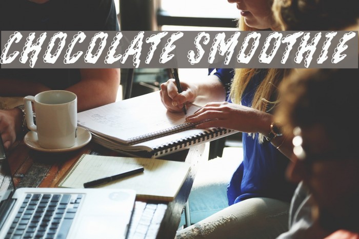 Chocolate Smoothie Font examples
