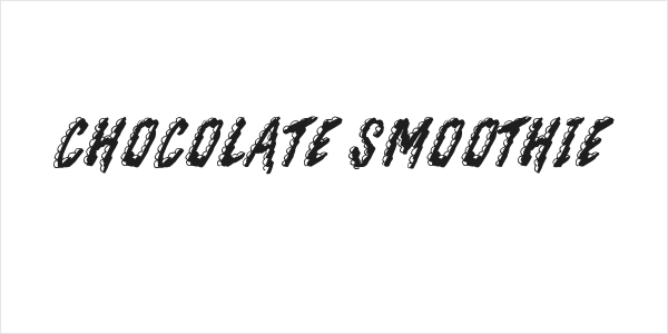 Chocolate Smoothie Logo