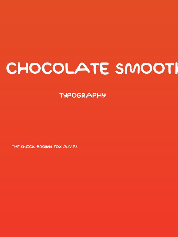 Chocolate Smoothies Demo Poster