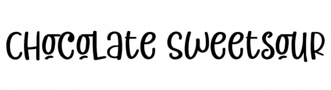 Chocolate Sweetsour  font caratteri gratis