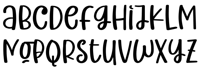 Chocolate Sweetsour Font LOWERCASE