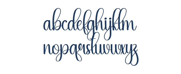Chocolate Valentine Lowercase