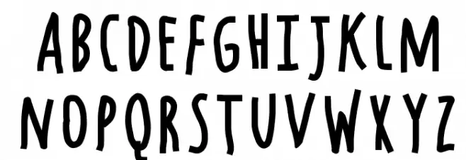 Chocolate Windows خط أحرف صغيرة