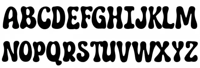 Chocolate and Vanilla Fuentes MAYÚSCULAS