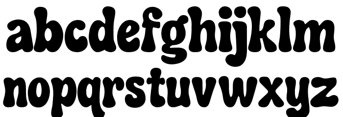 Chocolate and Vanilla خط أحرف صغيرة