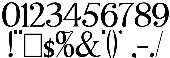 ChocolateBox Font OTHER CHARS