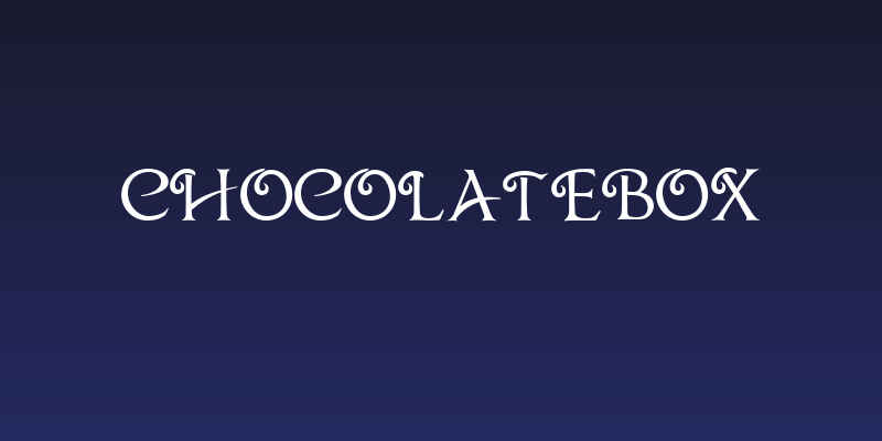 ChocolateBox Social Header