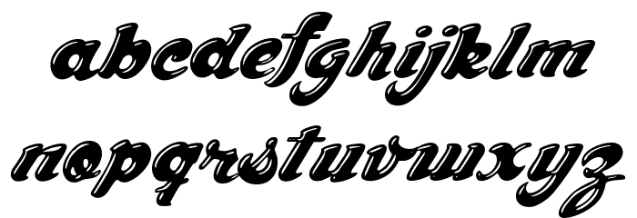 ChocolateDealer-Bold Font LOWERCASE