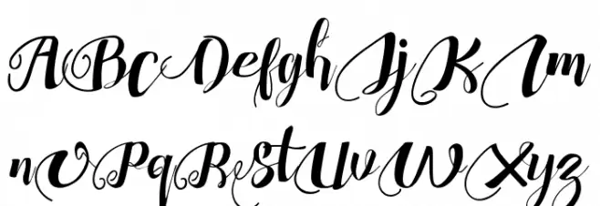 ChocolateHeartFree Font UPPERCASE