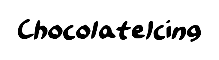 ChocolateIcing  Frei Schriftart Herunterladen