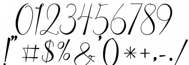 ChocolateMilkyFreePersonal Font OTHER CHARS