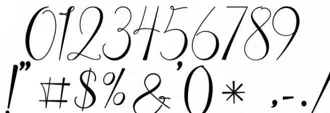 ChocolateMilkyFreePersonal Font OTHER CHARS