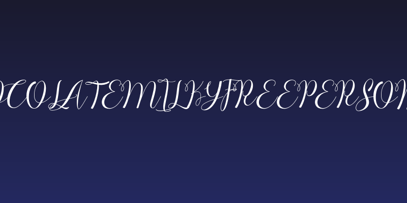 ChocolateMilkyFreePersonal Social Header