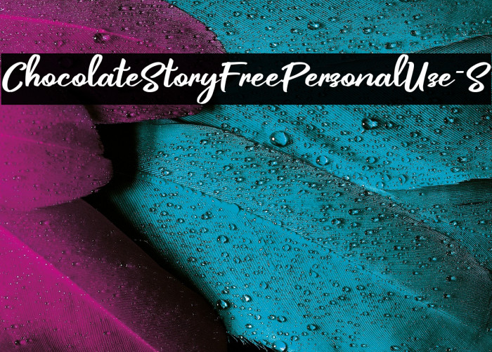 ChocolateStoryFreePersonalUse-S Example 1